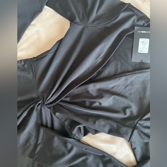 Black Jumpsuit with V Neck - Picture 1 of 3